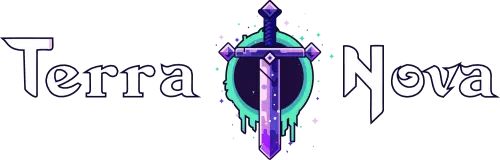 Terra Nova landscape and crest